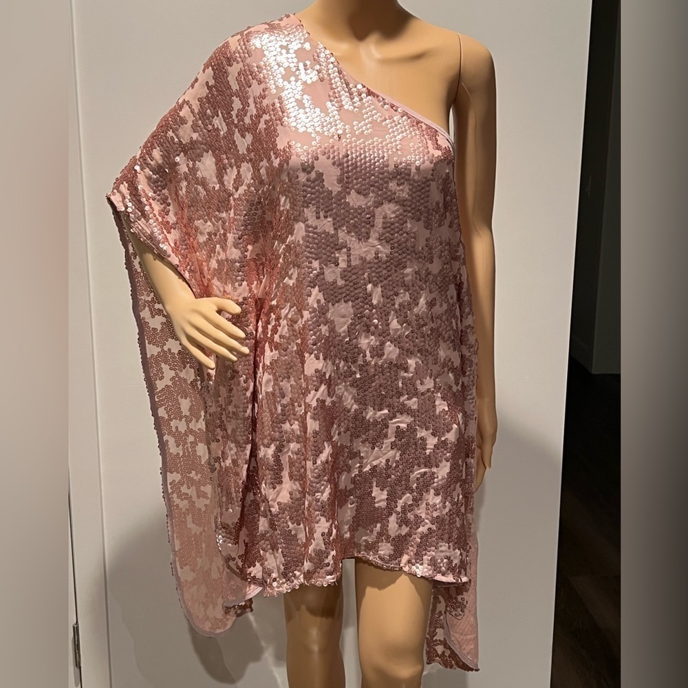 2/$20 3/$35 ZKuattra Pink Sequins Dress Size S